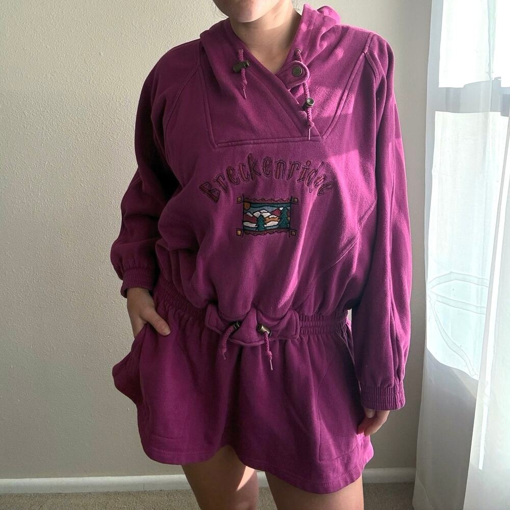 Vintage 90s Cyrk Sportswear Breckenridge Colorado Hoodie granola gorpcore ski
